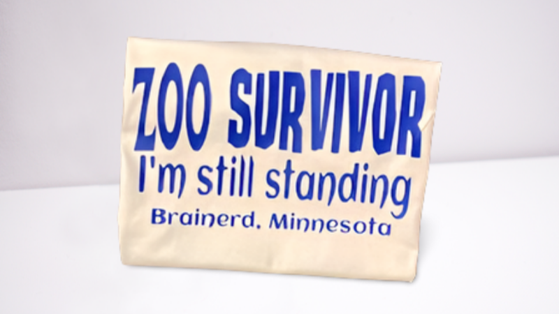 Zoo Survivor T-Shirt – I’m Still Standing | Funny Brainerd Party Shirt