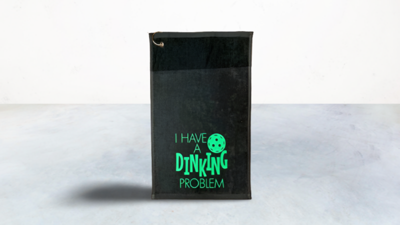funny pickleball gifts towel for dinker