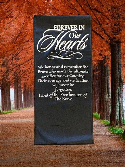 Personalized tribute for soldier