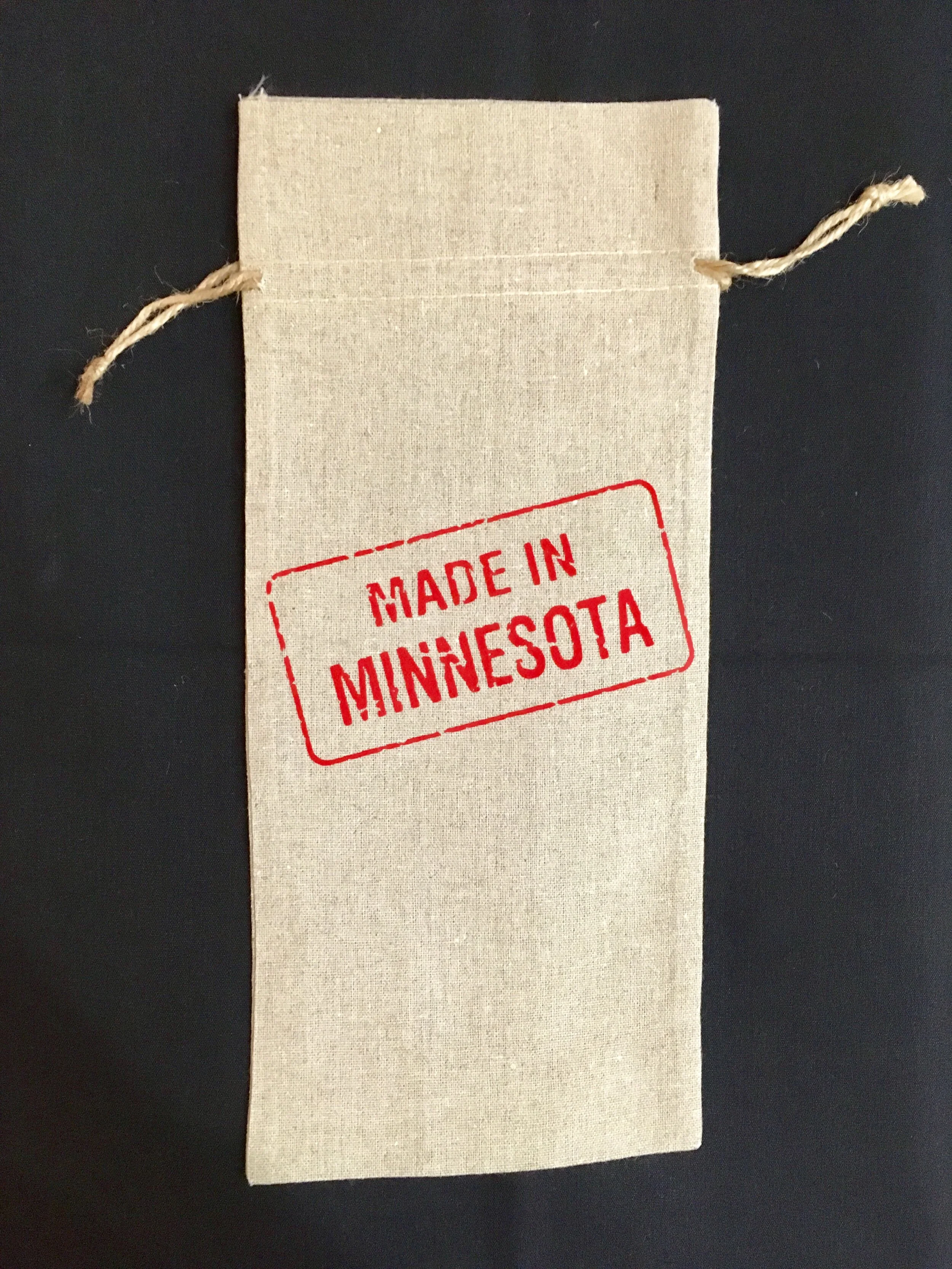 Made In Minnesota Wine Bag