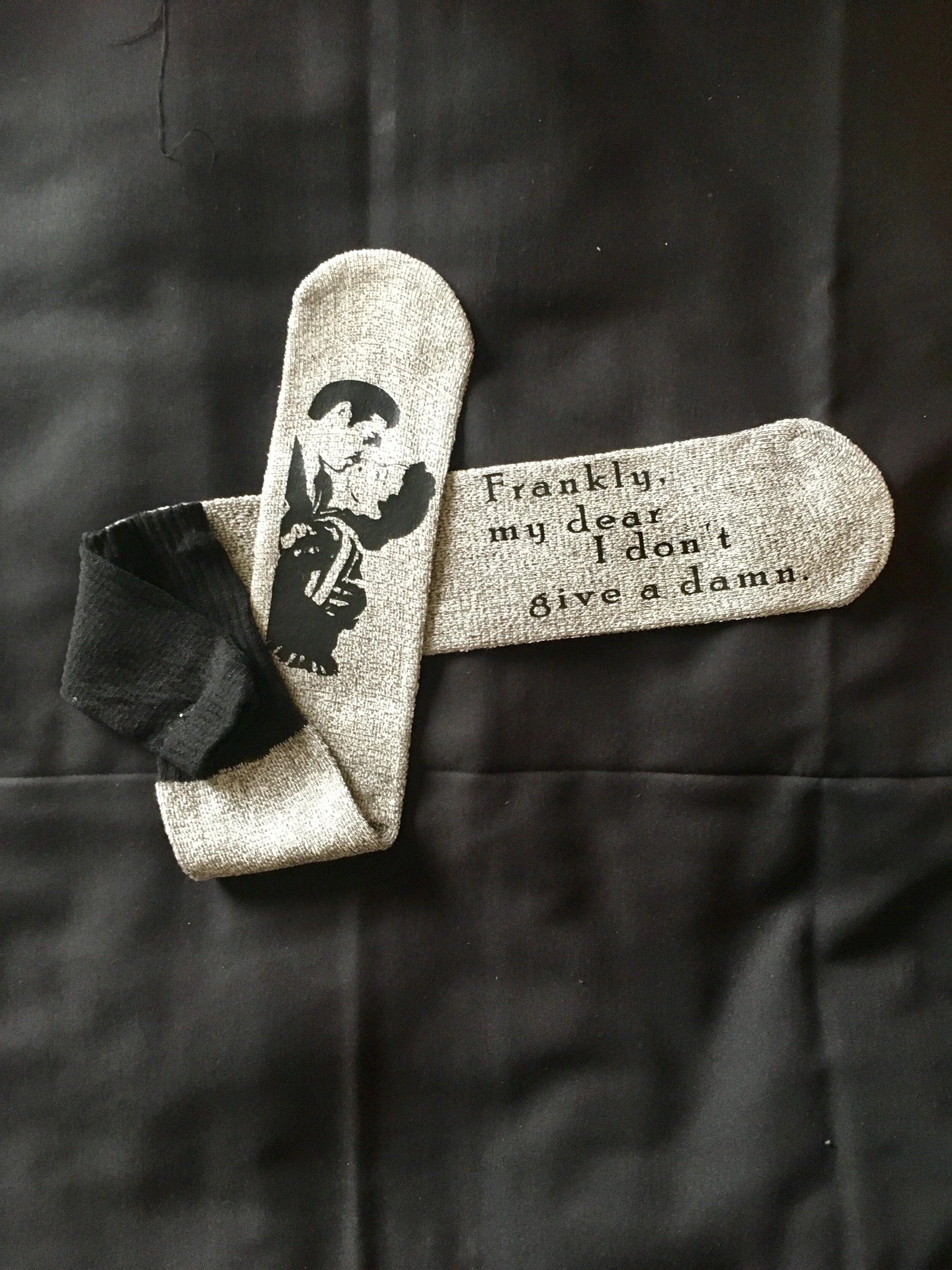 Frankly My Dear I Don't Give A Damn Thermal Socks