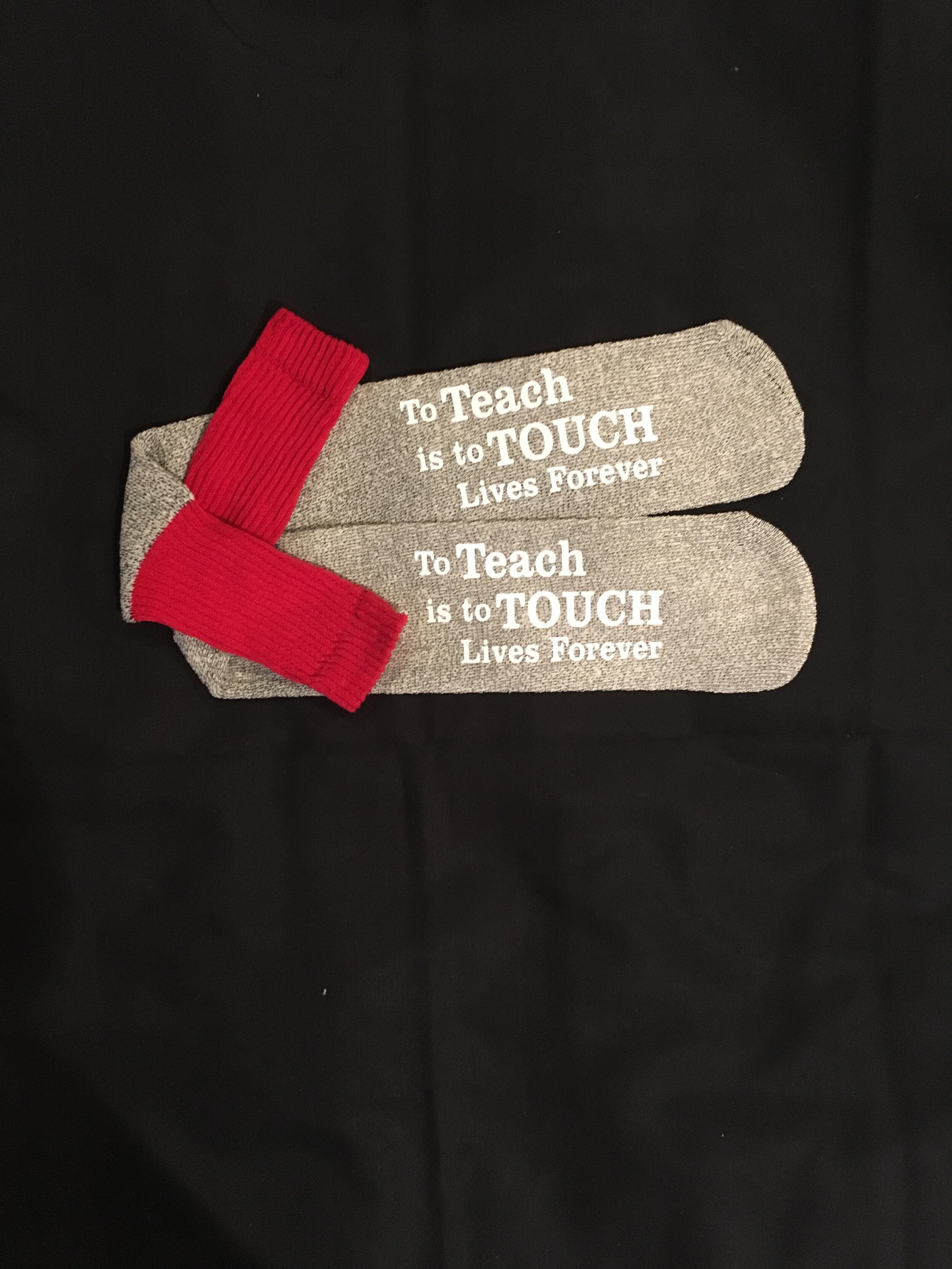 To Teach Is To Touch A Life Forever Thermal Socks