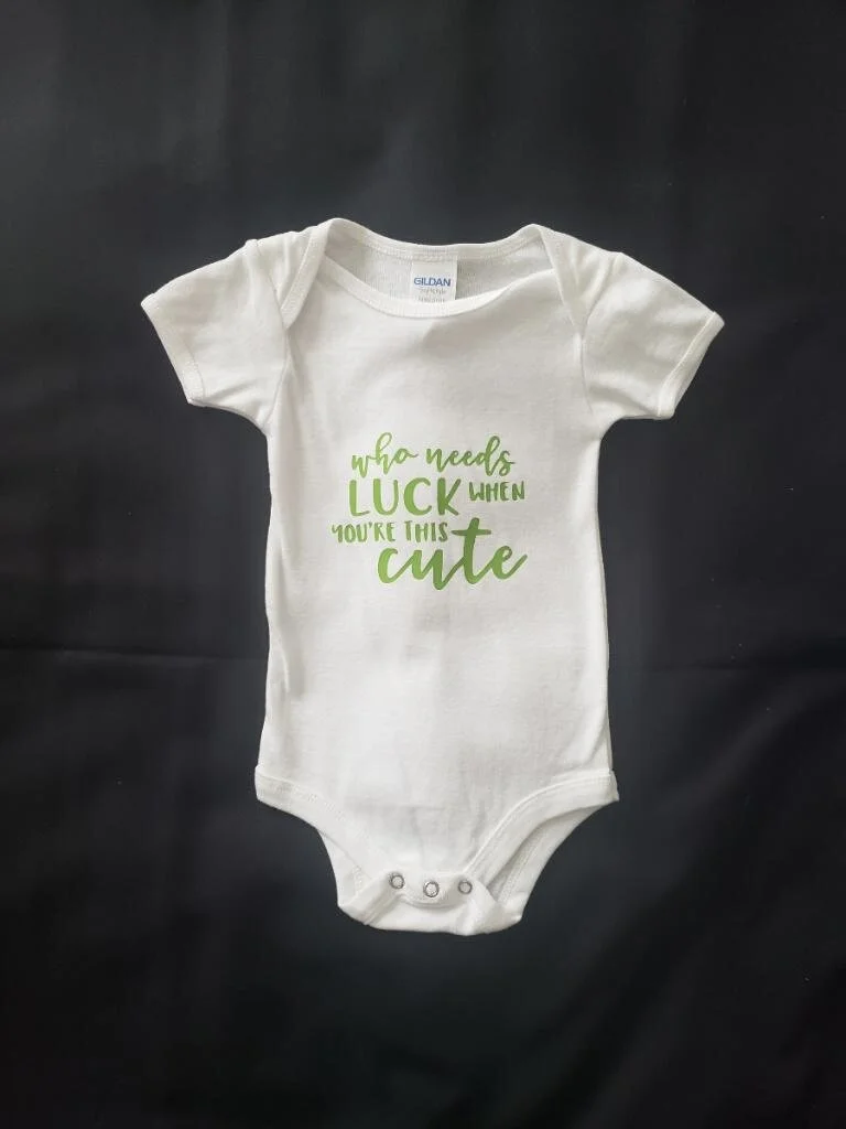 Who Needs Luck When Your This Cute Baby Onesies Bodysuit