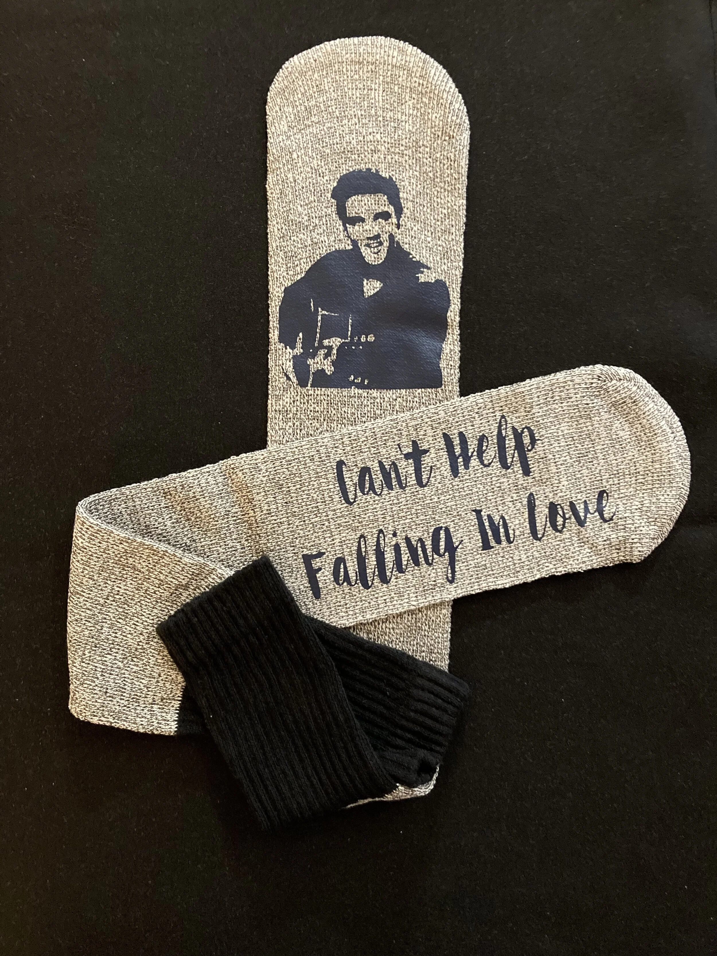 I Can't Help Falling In Love Elvis Presley Thermal Socks