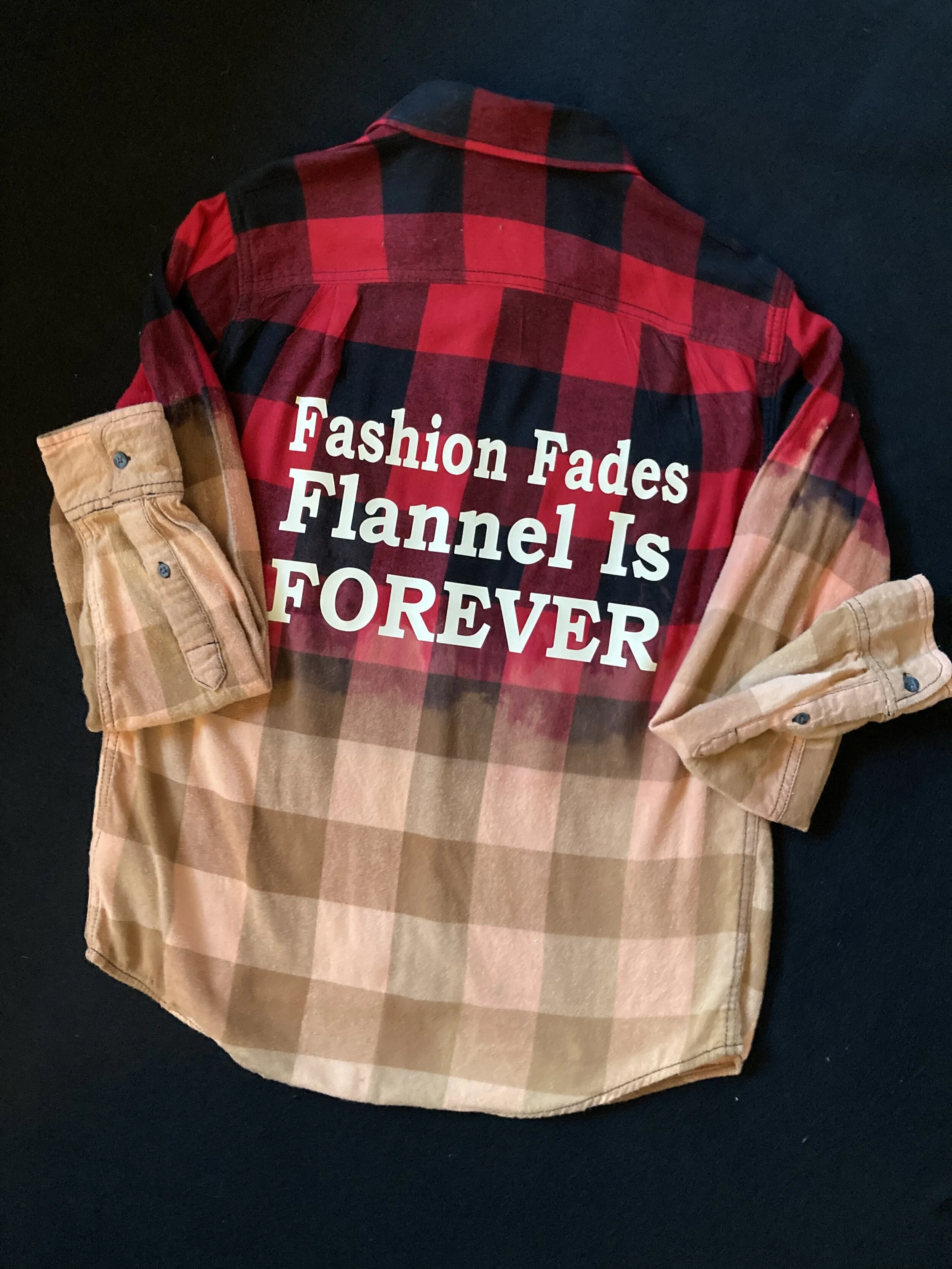 Fashion Fades Flannel Is Forever Distressed Flannel Shirt