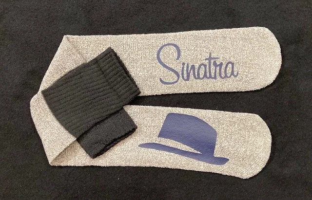 Sinatra and Ole Blue Eyes Famous Hat Thermal Socks