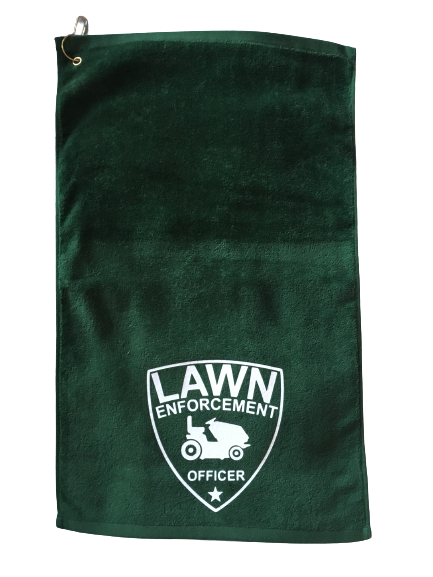 Lawn Enforcement Towel with Corner Grommet and Hook