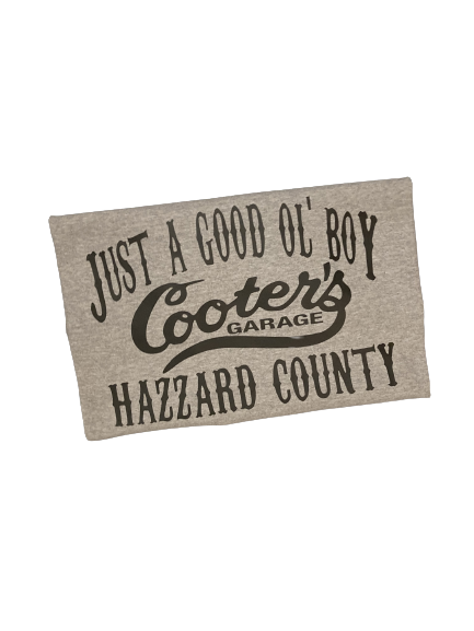 Just A Good Ol' Boy Cooters Garage Hazzard County T-Shirt