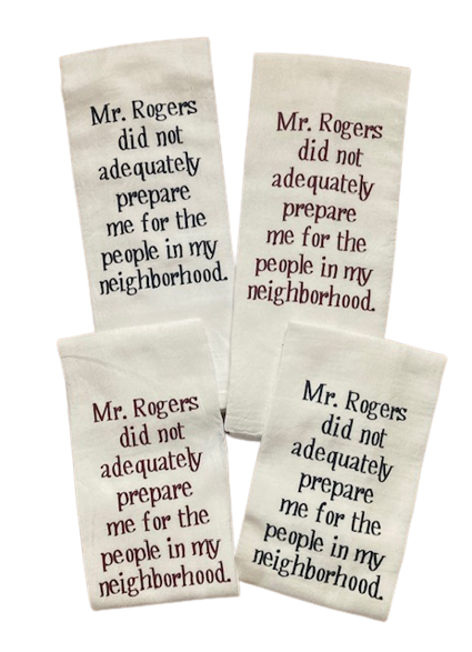 Mr. Rogers Neighborhood Flour Sack Kitchen Towel