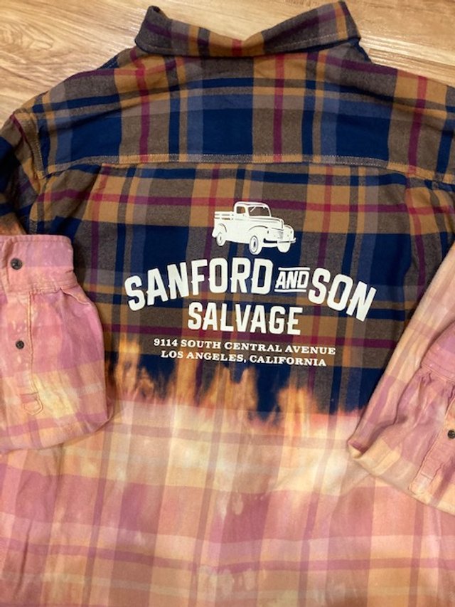 Sanford and Son Salvage Flannel Shirt
