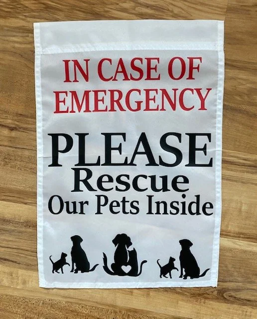 Pet Rescue Emergency Garden Yard Flag