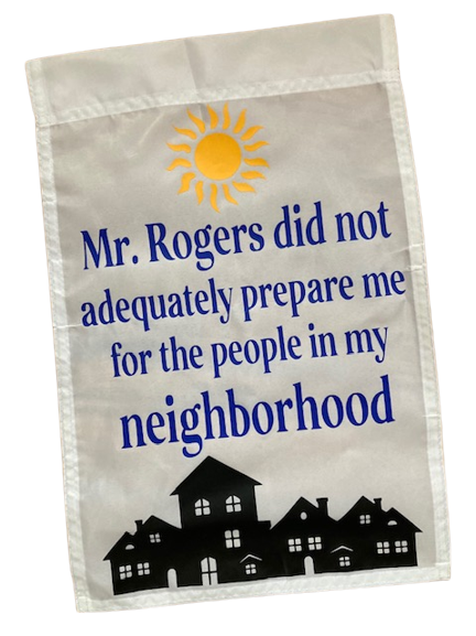 Shop Granny and Grandpa’s Custom Creations Yard Garden Flags, they make great yard decorations and great housewarming gifts!