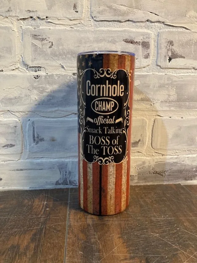 Cornhole Champion Beverage Tumbler