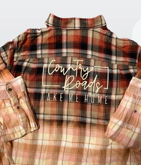 Designed Distressed Flannel for Country Fans