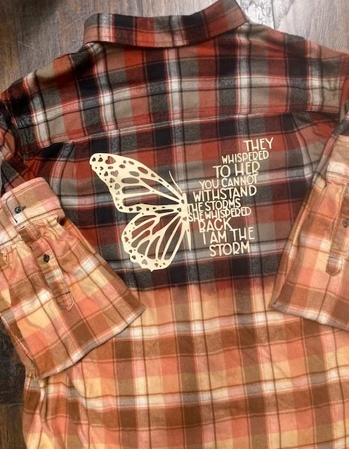 Empowerment Quote Flannel Shirt