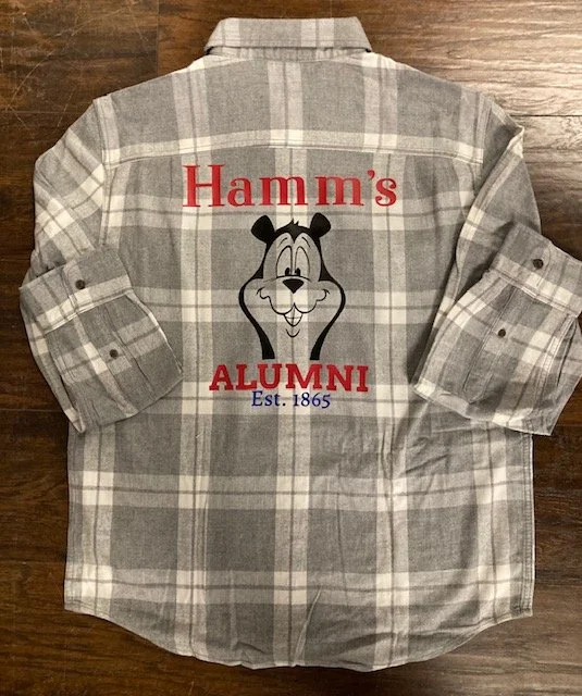 Hamm's Alumni flannel shirt