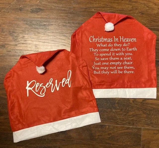 Holiday Memorial Chair Covering