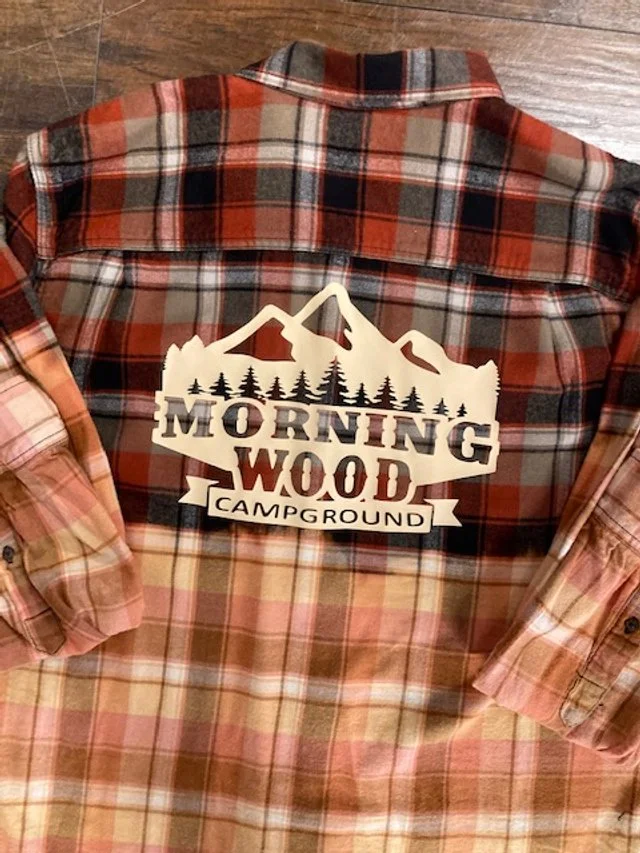 Morning Wood Campground flannel