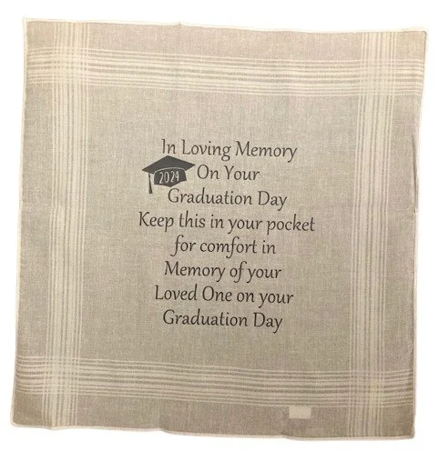 Commemorative handkerchief for graduates