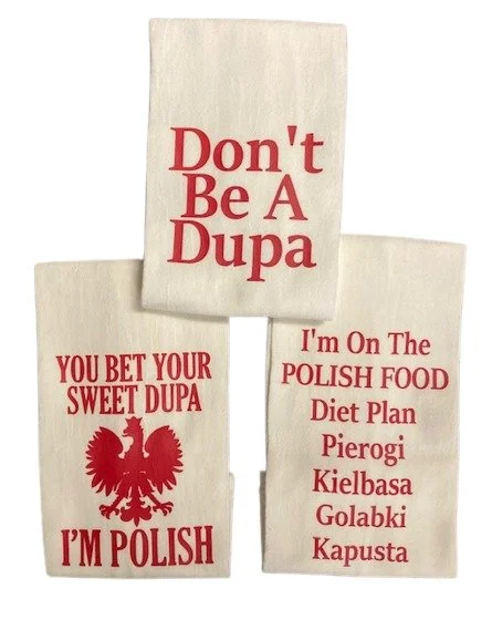 Flour sack kitchen towel set