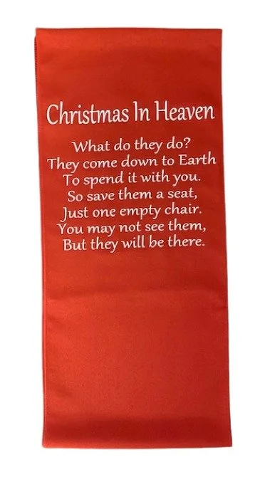 Personalized Memorial Chair Covers