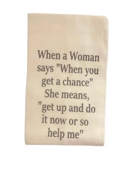 Decorative flour sack towels