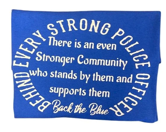 Back the Blue royal Blue T-Shirt .jpg