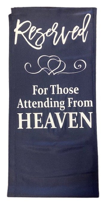 save a seat for someone in heaven wedding