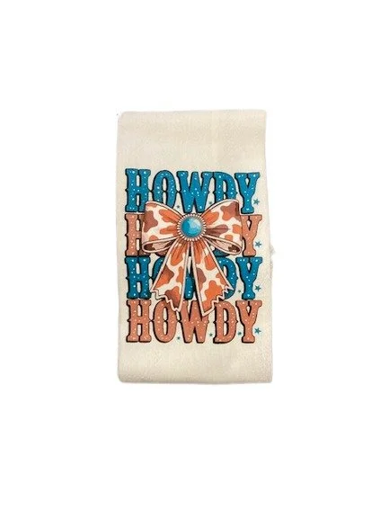 Howdy Kitchen Towel -white .jpg
