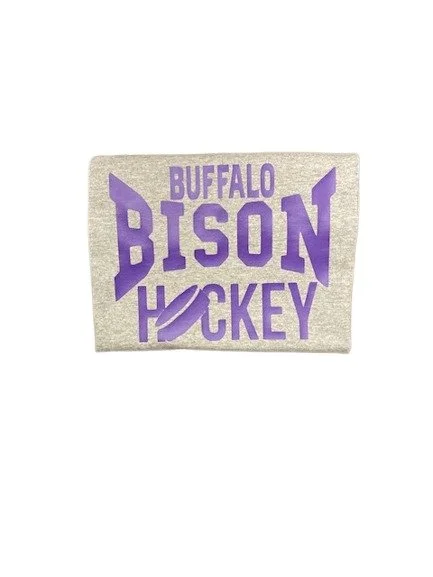 Buffalo Bison Hockey T-Shirt Custom School Spirit Apparel for Buffalo Hanover Montrose School District