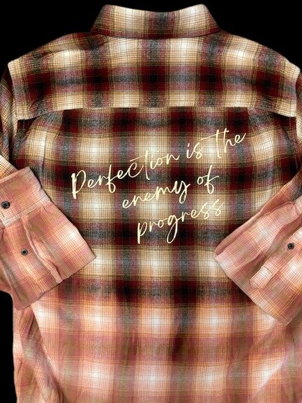 Granny and Grandpa's Custom Creations distressed flannel collection