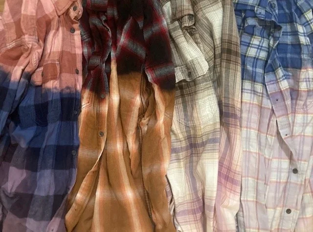 Shop handmade bleached flannels in Buffalo, MN