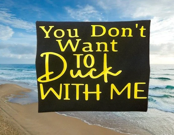 Humorous Duck Pun T-Shirt for Adults