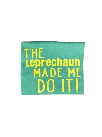 The Leprechaun Made Me Do It Youth St. Patrick's Day T-Shirt