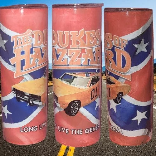 Iconic TV show-themed tumbler for hot and cold drinks