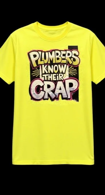 Plumbers know their crap full shirt -black.jpg