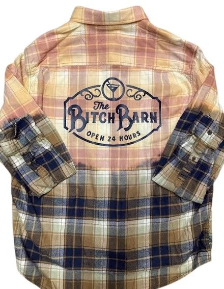 distressed flannel women
