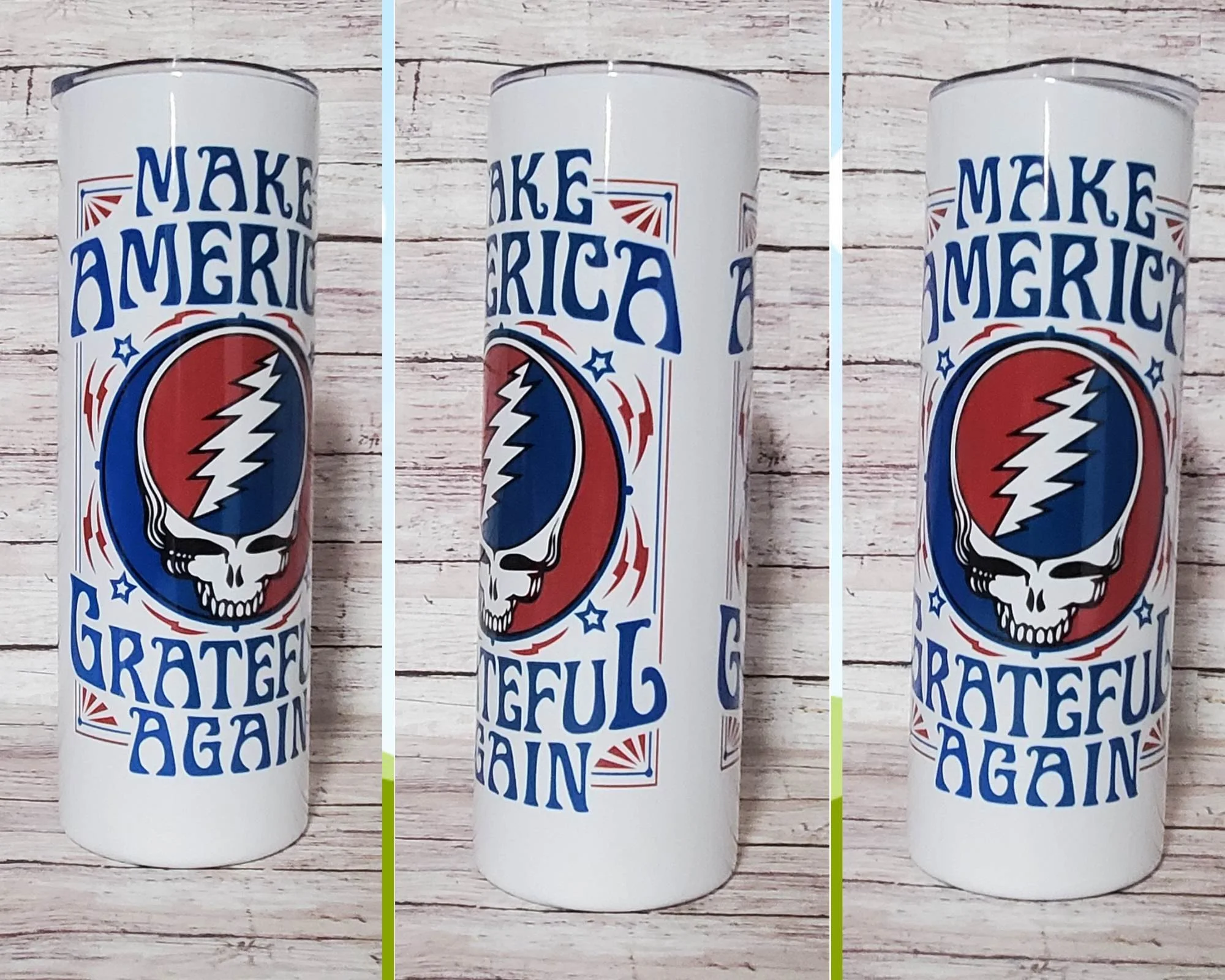 Edgy Patriotic Stainless Steel Mug