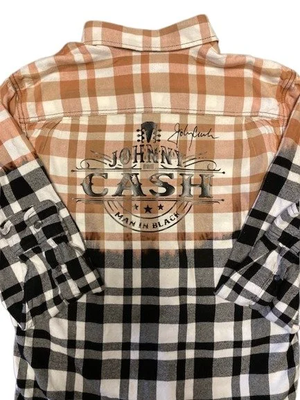 Johnny cash half guiter brown half picture of shirt -white.jpg