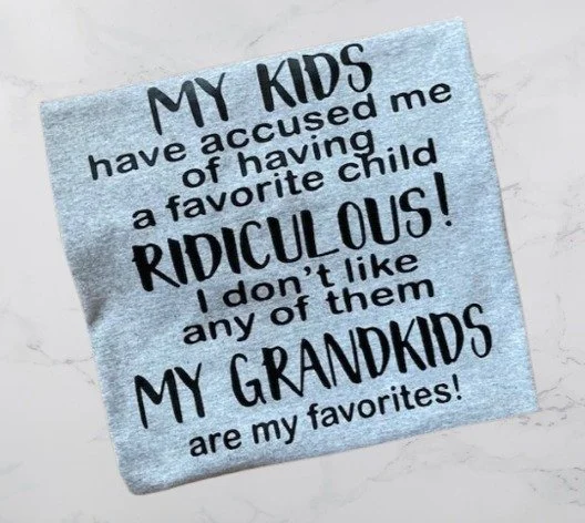 personalized grandparent shirt