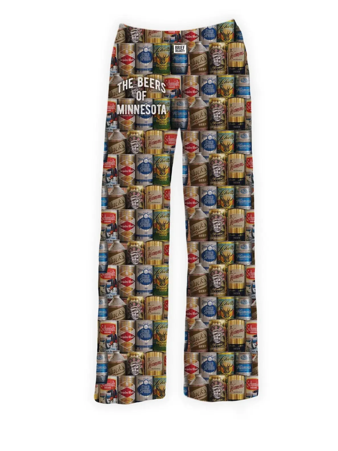 Beers of Minnesota Lounge Unisex Cozy Sleepwear Beer-Themed Pants