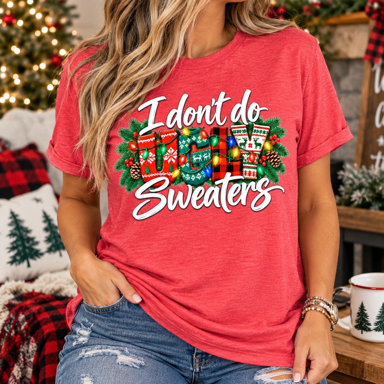I Don’t Do Sweaters Holiday Cozy Scene.png