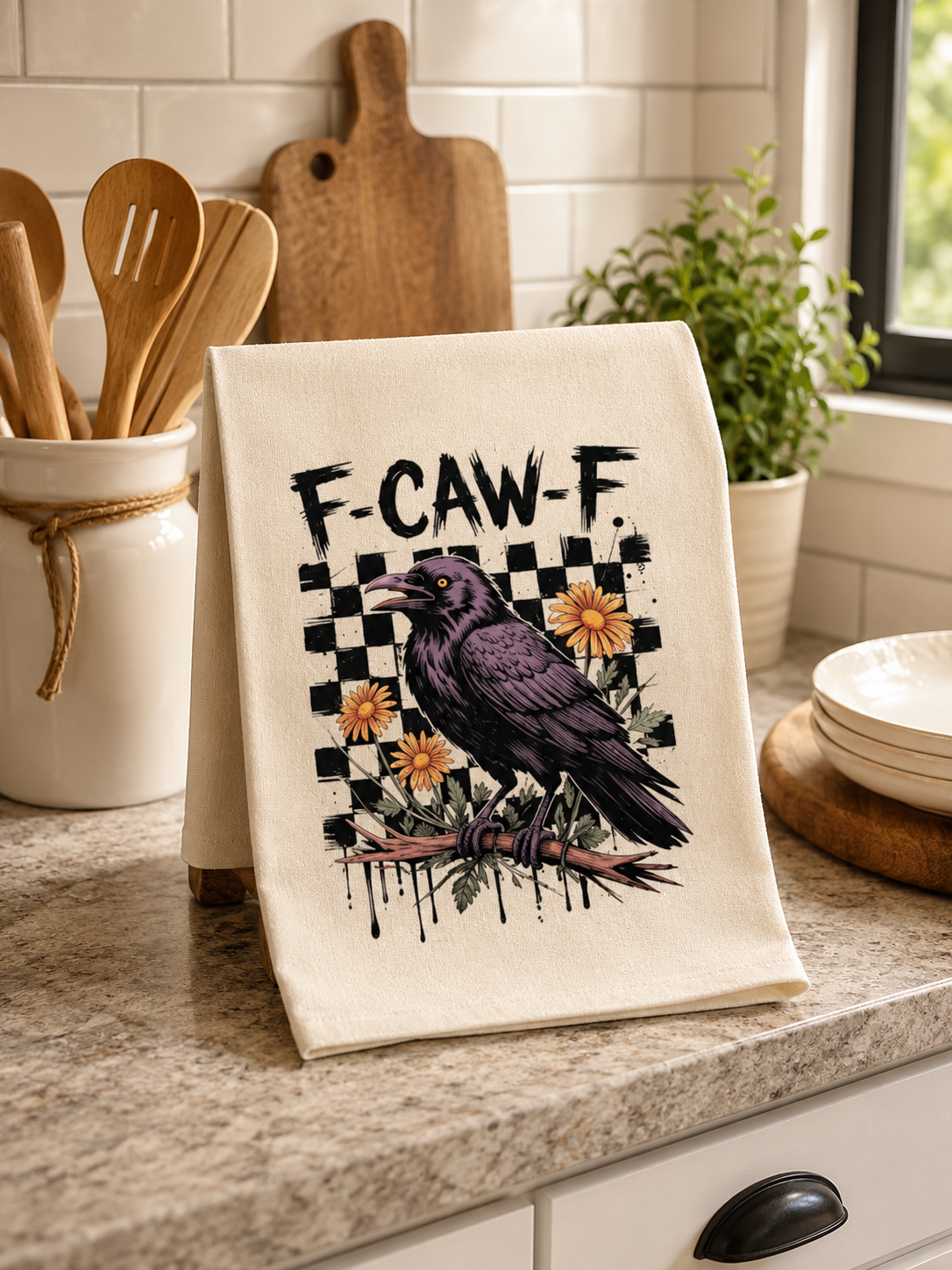 F-CAW-F Attitude Flour Sack Towel