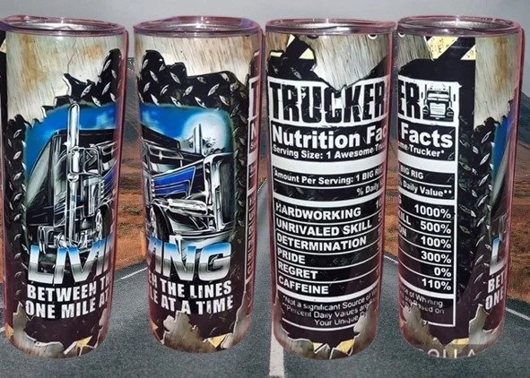 Insulated tumbler for truck drivers at Grannys Store