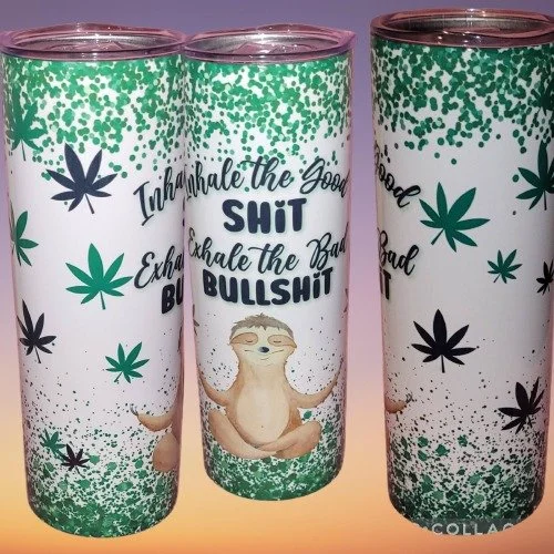 Custom Sloth Stainless Steel Tumbler