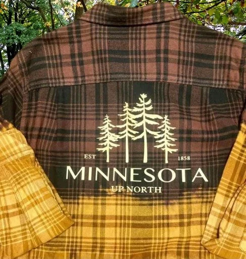 Up North Minnesota flannel shirt