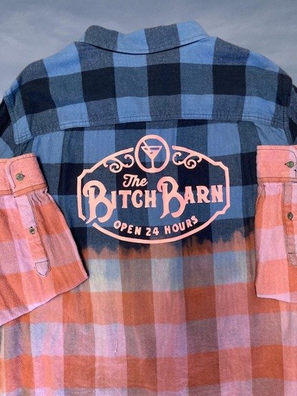 sassy graphic flannel