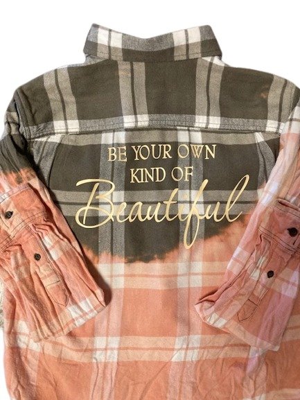 Distressed Flannel Shirt Men