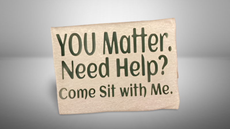 supportive message t-shirts for mental health awareness