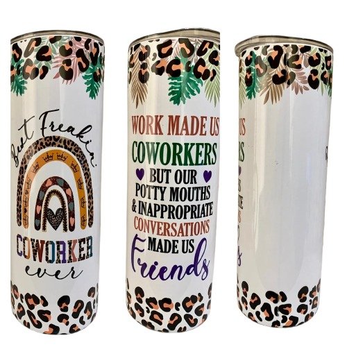 Best Co-Worker Ever 20 Ounce Stainless Steel Traveling Mug Tumbler